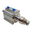 New – Open box SMC CDQ2A50-20DZ-XC8 Compact Cylinder, ø50mm Bore, 20mm Stroke, Rc1/8, 1.0MPa
