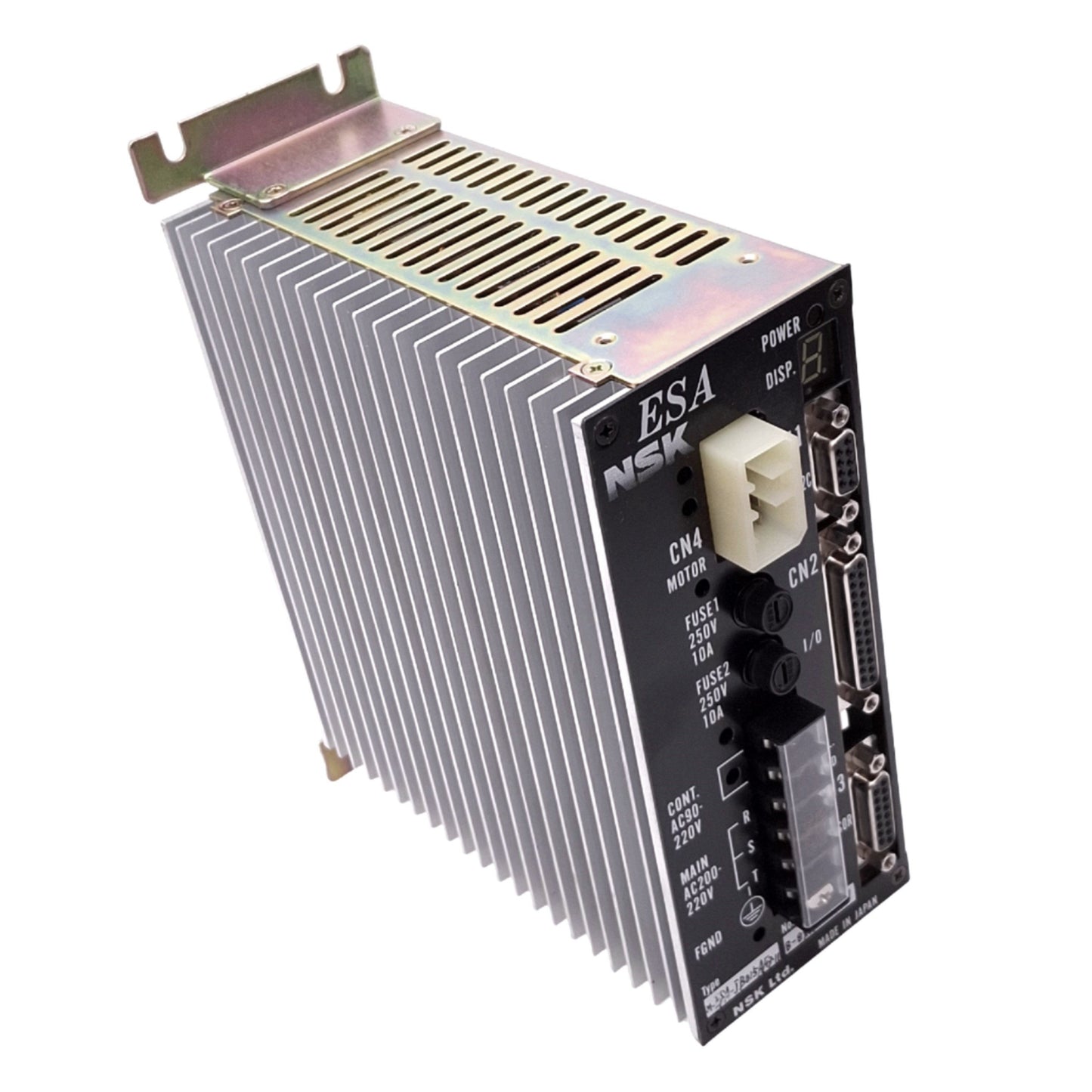 Used NSK M-ESA-JB015AF1311 ESA Servo Drive, 200-220VAC Main, 90-220VAC Cont, RS232C