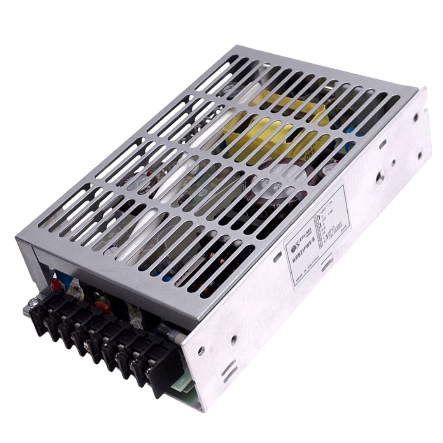 Used ETA-SEI WRB21FWX-B Power Supply, 115-230VAC In, 5VDC/24VDC Out, 50W Max