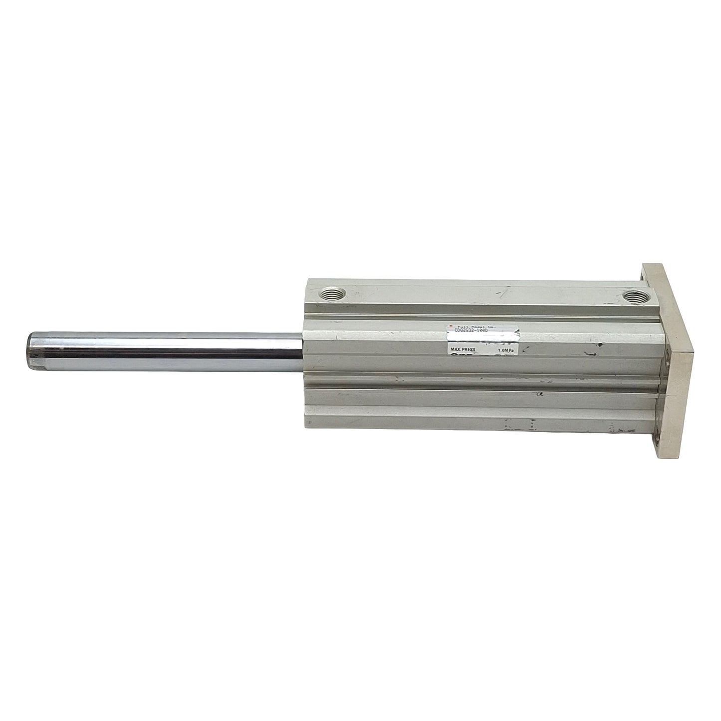 Used SMC CDQ2G32-100D Compact Cylinder, ø32mm Bore, 100mm Stroke, Rc1/8, 1.0MPa