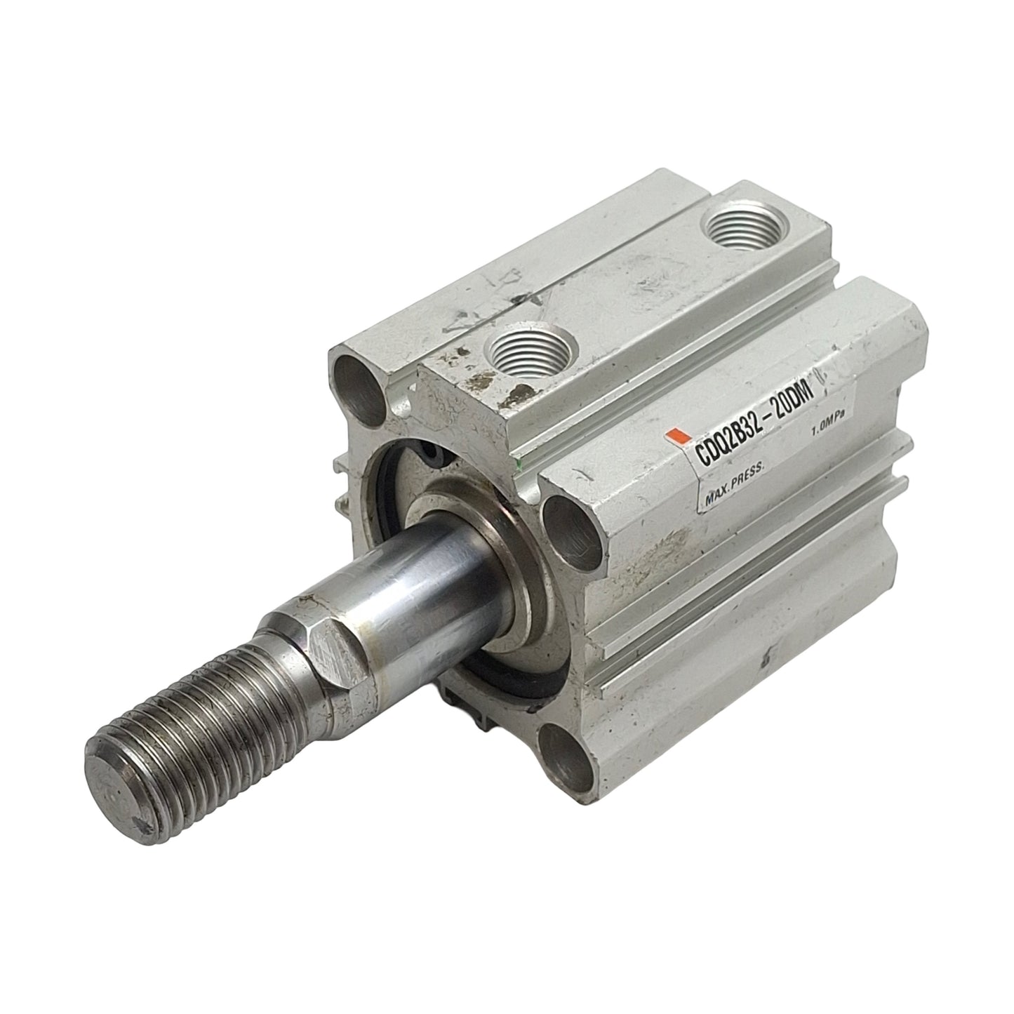 Used SMC CDQ2B32-20DM Compact Cylinder, ø32mm Bore, 20mm Stroke, Rc1/8, 1.0MPa