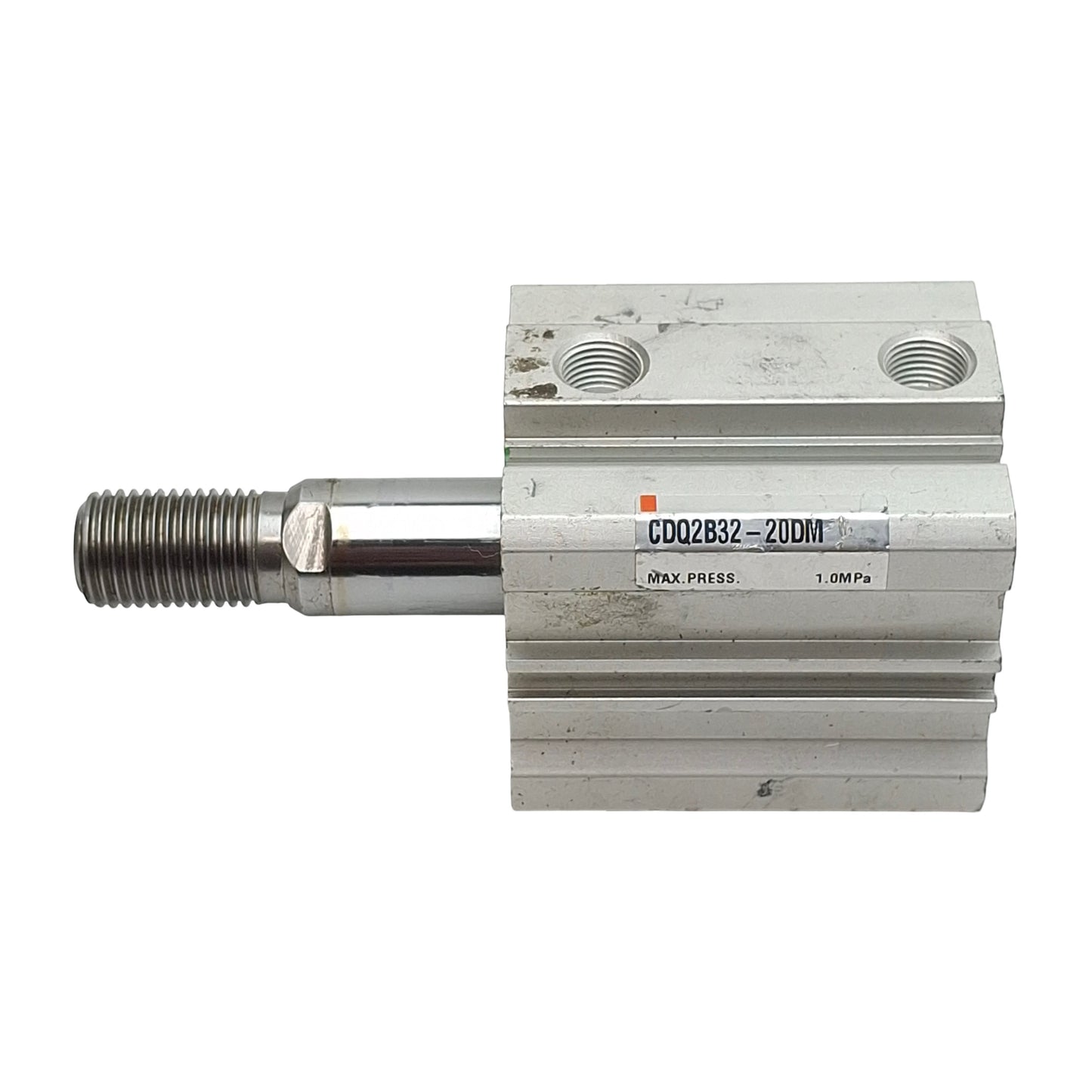 Used SMC CDQ2B32-20DM Compact Cylinder, ø32mm Bore, 20mm Stroke, Rc1/8, 1.0MPa