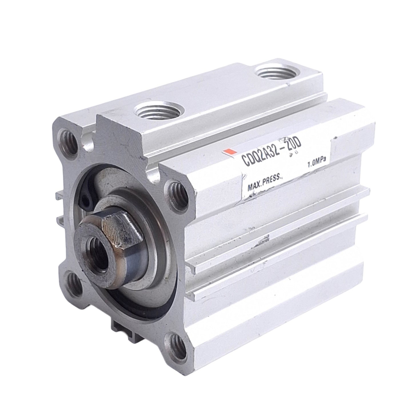 Used SMC CDQ2A32-20D Pneumatic Cylinder, ø32mm Bore, 20mm Stroke, Rc 1/8 Ports