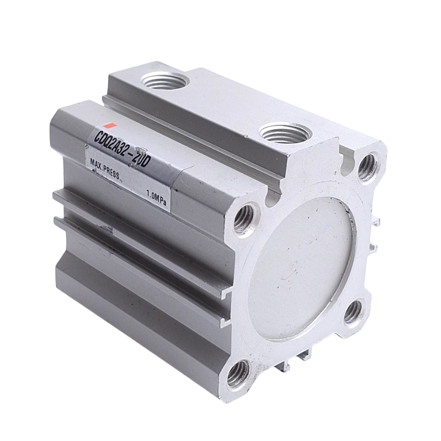 Used SMC CDQ2A32-20D Pneumatic Cylinder, ø32mm Bore, 20mm Stroke, Rc 1/8 Ports