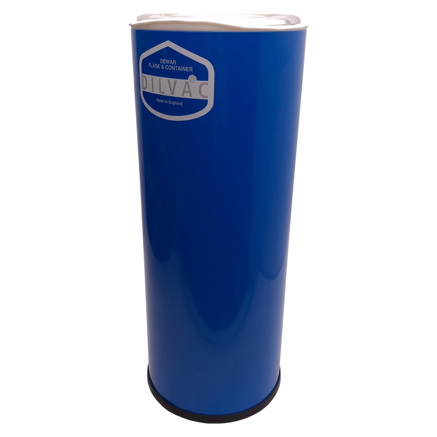Used Dilvac MS100B Blue Enameled Steel Container 2.0L, ø137x330mm Out, ø104x290mm In