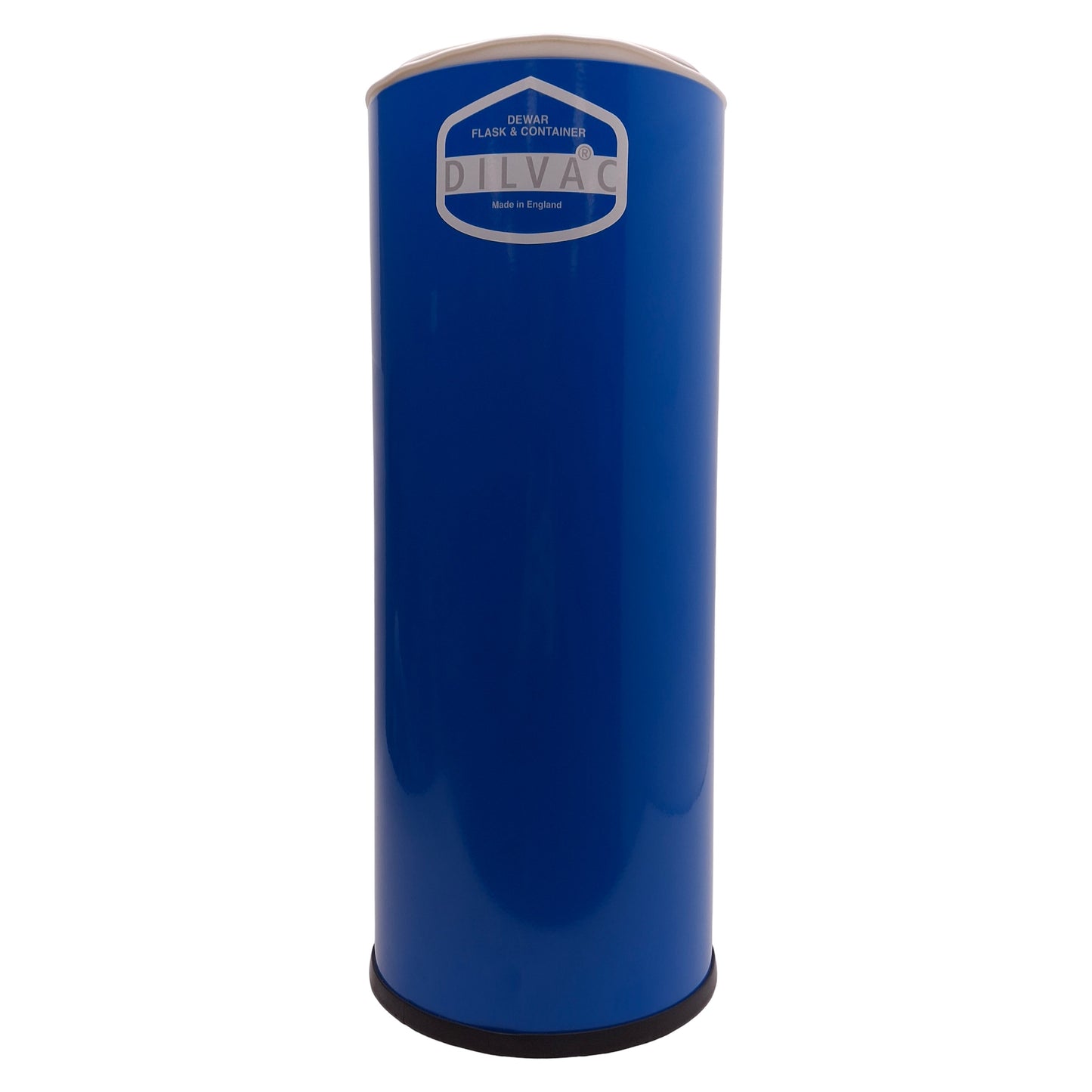 Used Dilvac MS100B Blue Enameled Steel Container 2.0L, ø137x330mm Out, ø104x290mm In