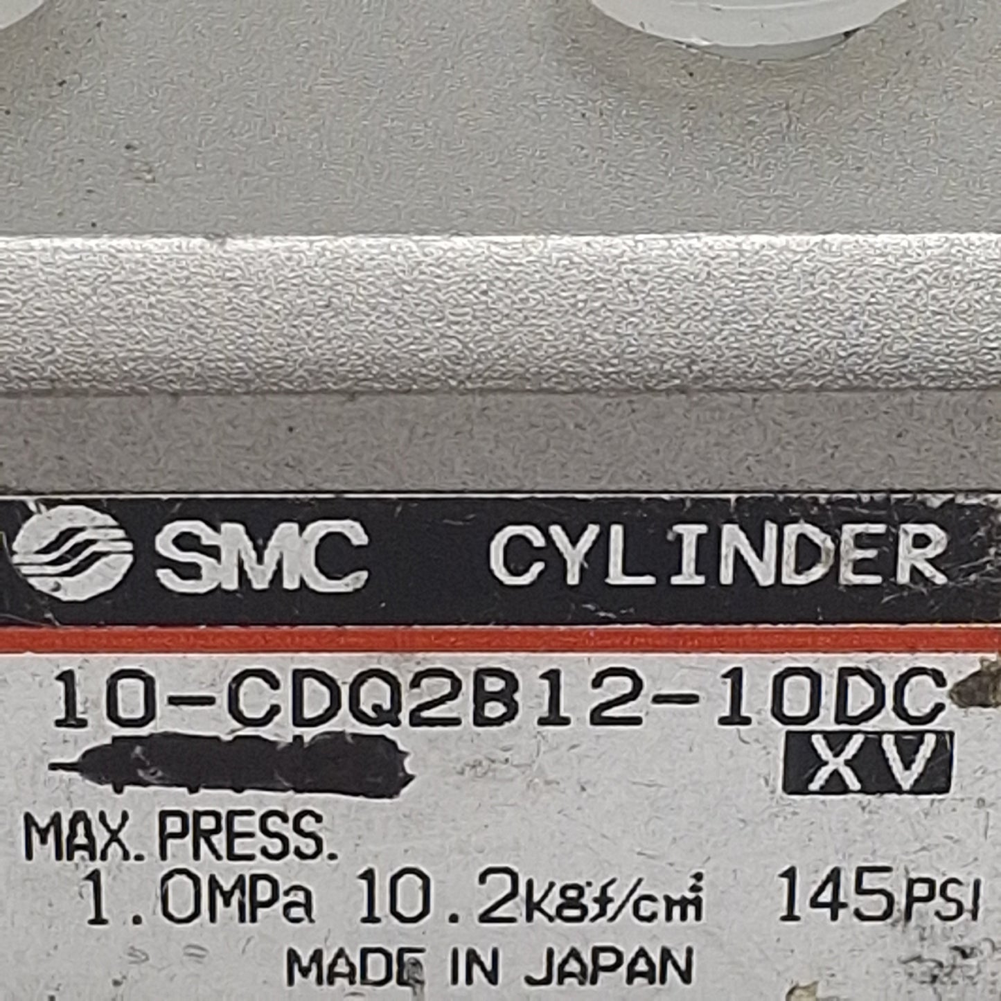 Used SMC 10-CDQ2B12-10DC Compact Cylinder, ø12mm Bore, 10mm Stroke, M5 x 0.8, 1.0MPa