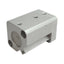 Used SMC 10-CDQ2B20-10DM-F7PLS Compact Cylinder, ø20mm Bore, 10mm Stroke, M5, 1.0MPa