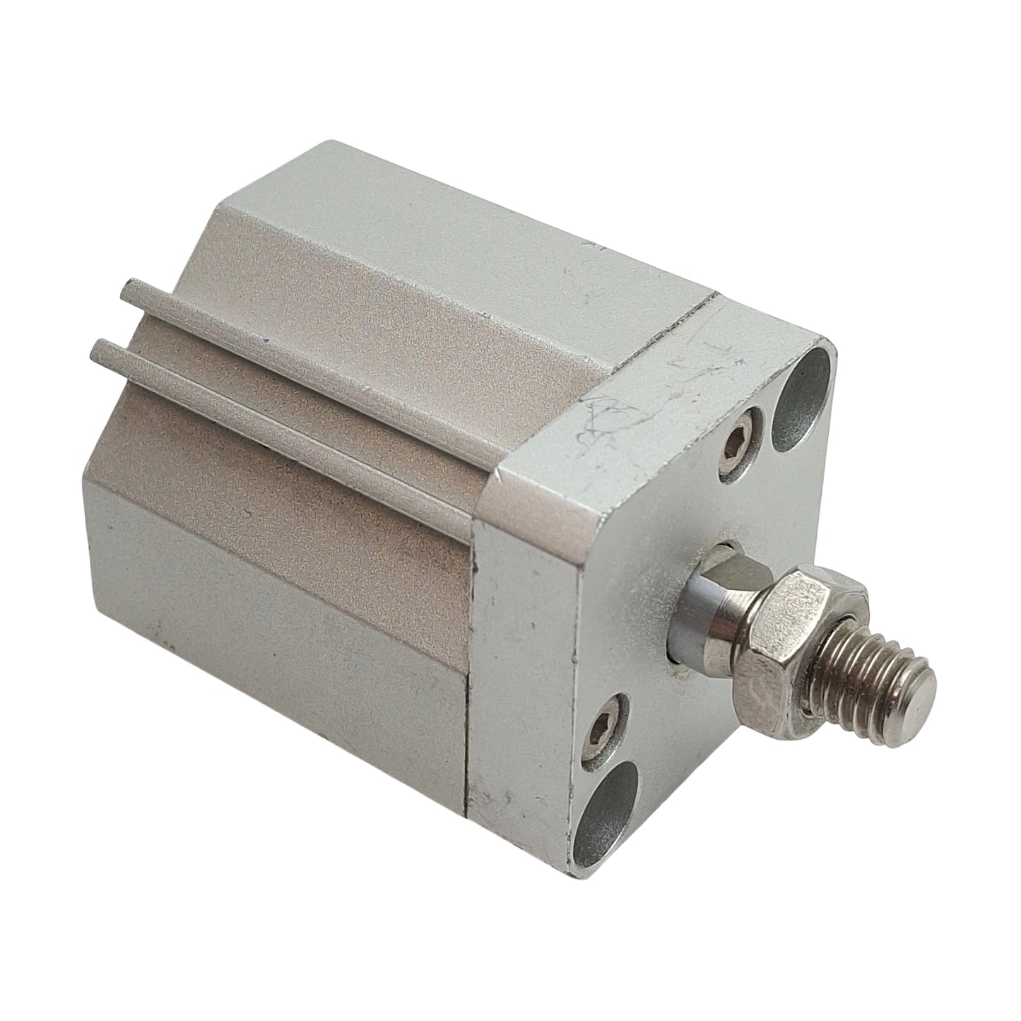 Used SMC 10-CDQ2B20-10DM-F7PLS Compact Cylinder, ø20mm Bore, 10mm Stroke, M5, 1.0MPa