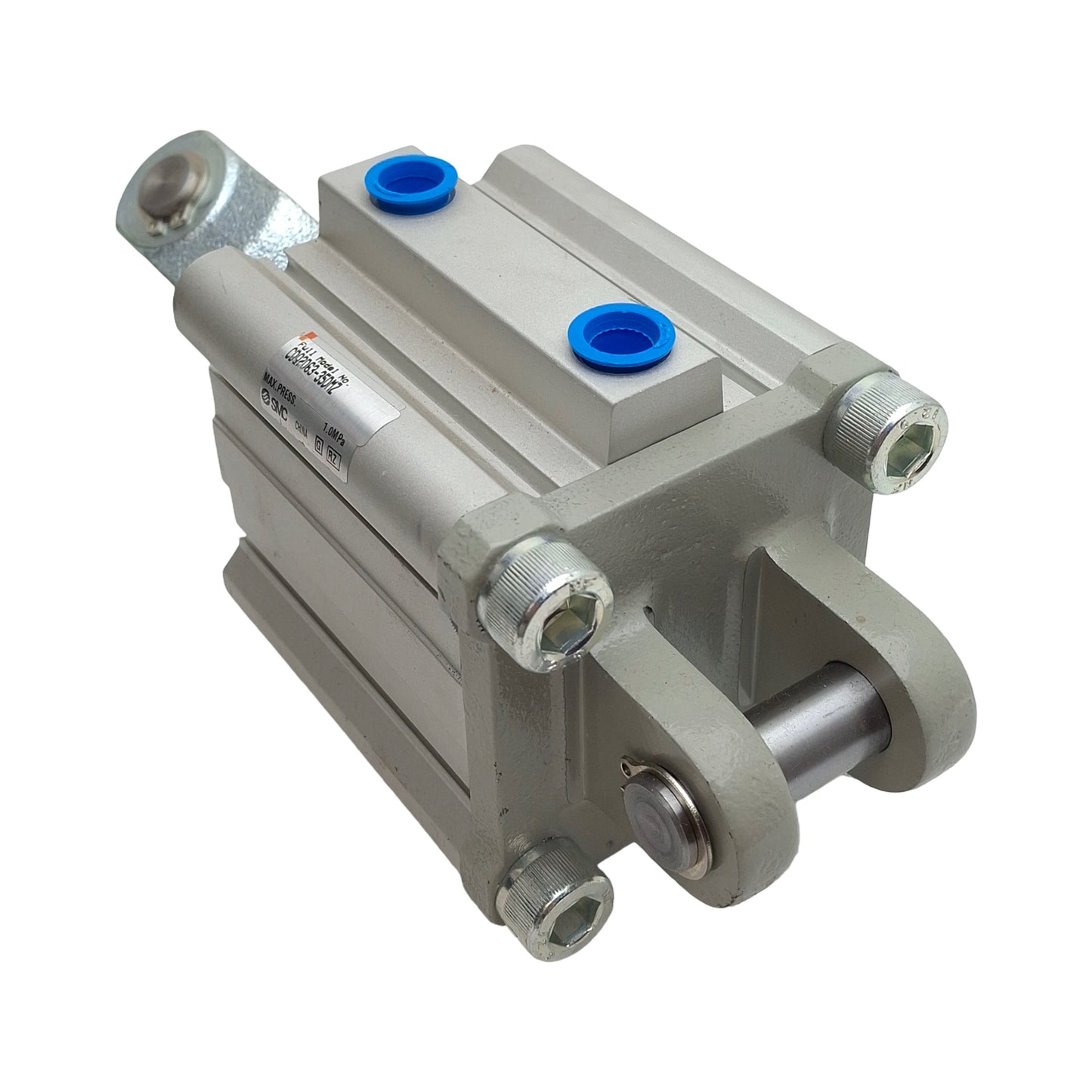 Used SMC CDQ2D63-35DMZ Compact Cylinder, ø63mm Bore, 35mm Stroke, Rc1/4, 1.0MPa