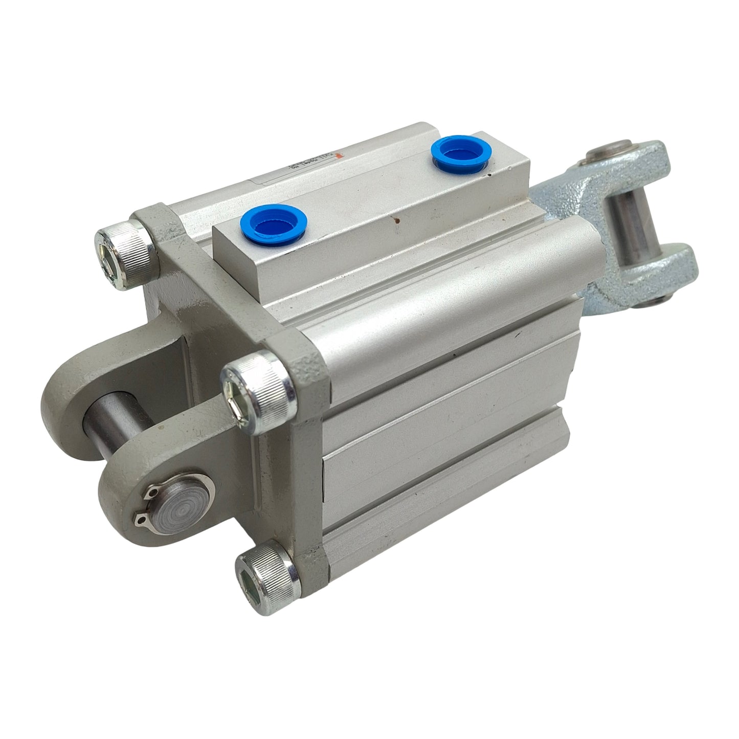 Used SMC CDQ2D63-35DMZ Compact Cylinder, ø63mm Bore, 35mm Stroke, Rc1/4, 1.0MPa