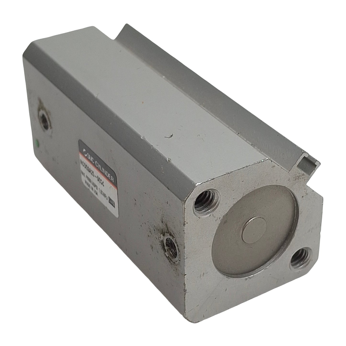 Used SMC NCDQ2A25-50DC Compact Cylinder, ø25mm Bore, 50mm Stroke, M5 x 0.8, 1.0MPa