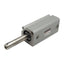 Used SMC NCDQ2A25-50DC Compact Cylinder, ø25mm Bore, 50mm Stroke, M5 x 0.8, 1.0MPa