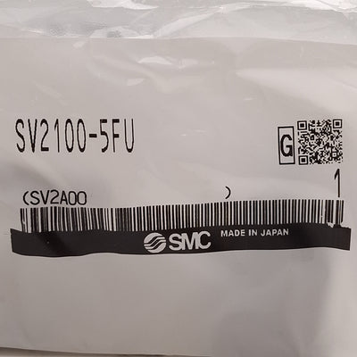 New SMC SV2100-5FU Solenoid Valve, 2-Position Single, 0.15-0.7MPa, 24VDC Coil