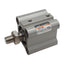 Used SMC CQ2B25-20DM Compact Cylinder, ø25mm Bore, 20mm Stroke, M5 x 0.8, 1.0MPa