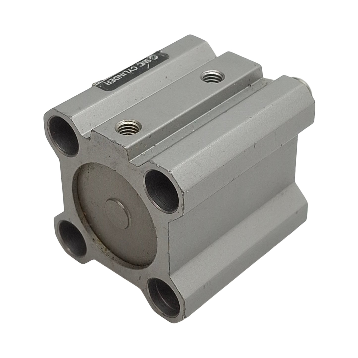 Used SMC CQ2B25-20DM Compact Cylinder, ø25mm Bore, 20mm Stroke, M5 x 0.8, 1.0MPa