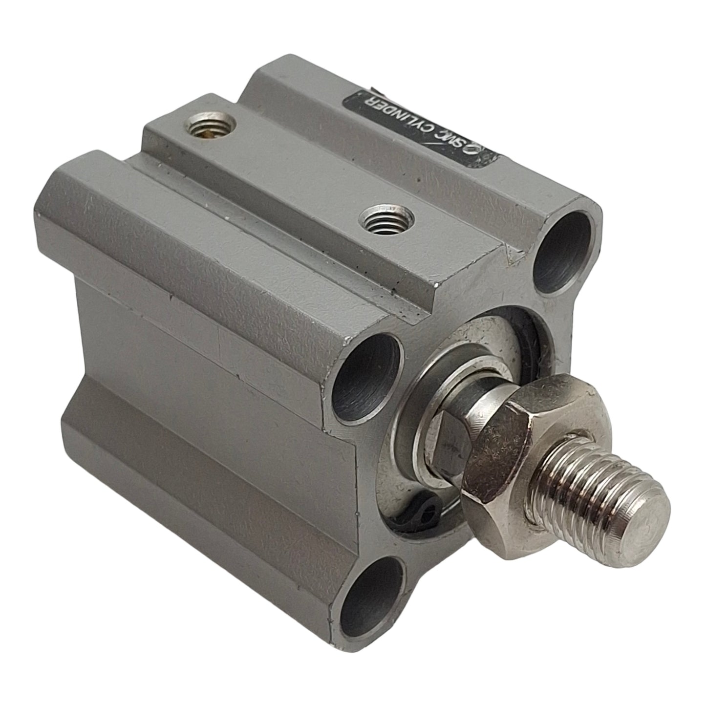 Used SMC CQ2B25-20DM Compact Cylinder, ø25mm Bore, 20mm Stroke, M5 x 0.8, 1.0MPa