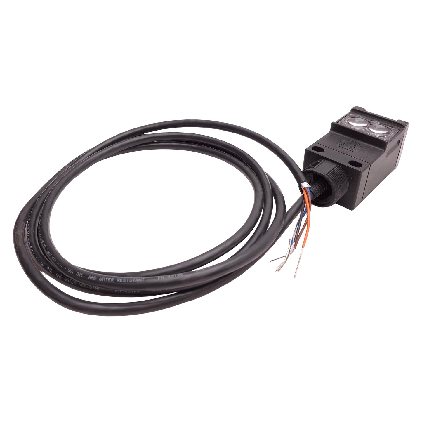 Used Allen Bradley 42GRU-9001 Photoelectric Sensor 10-55VDC/20-40VAC, SPDT, 9100mm