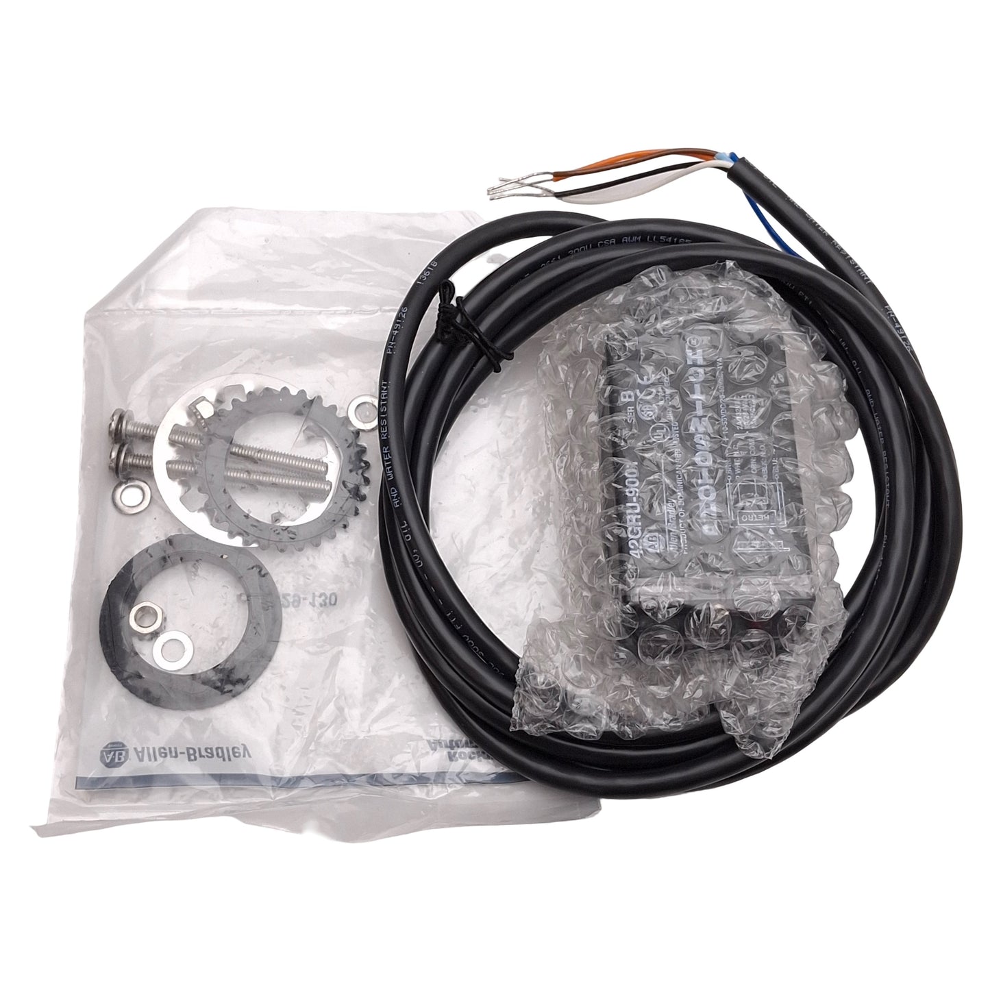 New Allen Bradley 42GRU-9001 Photoelectric Sensor, 30ft Range, SPDT, 55VDC/40VAC, 2m