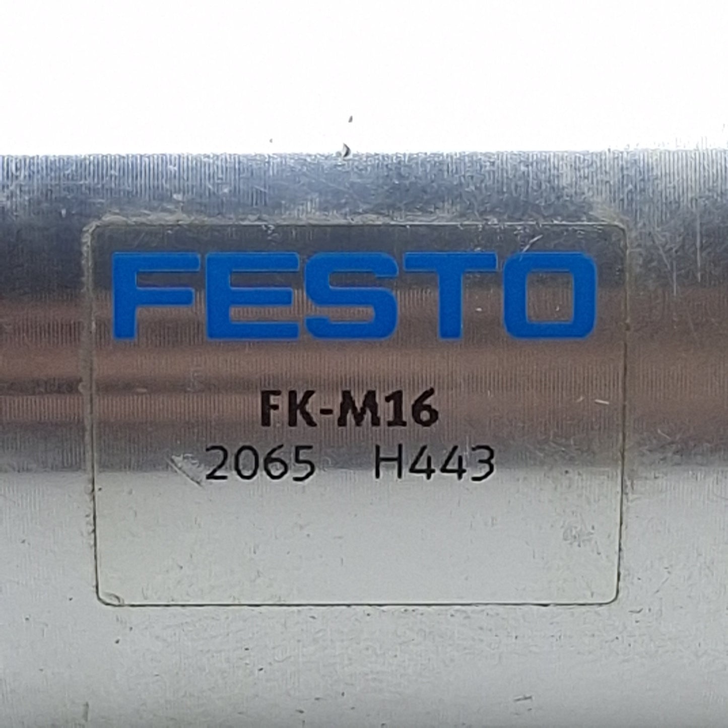 Used Festo FK-M16 2065 Steel Self-Aligning Rod Coupler, M16 Thread, 10000N