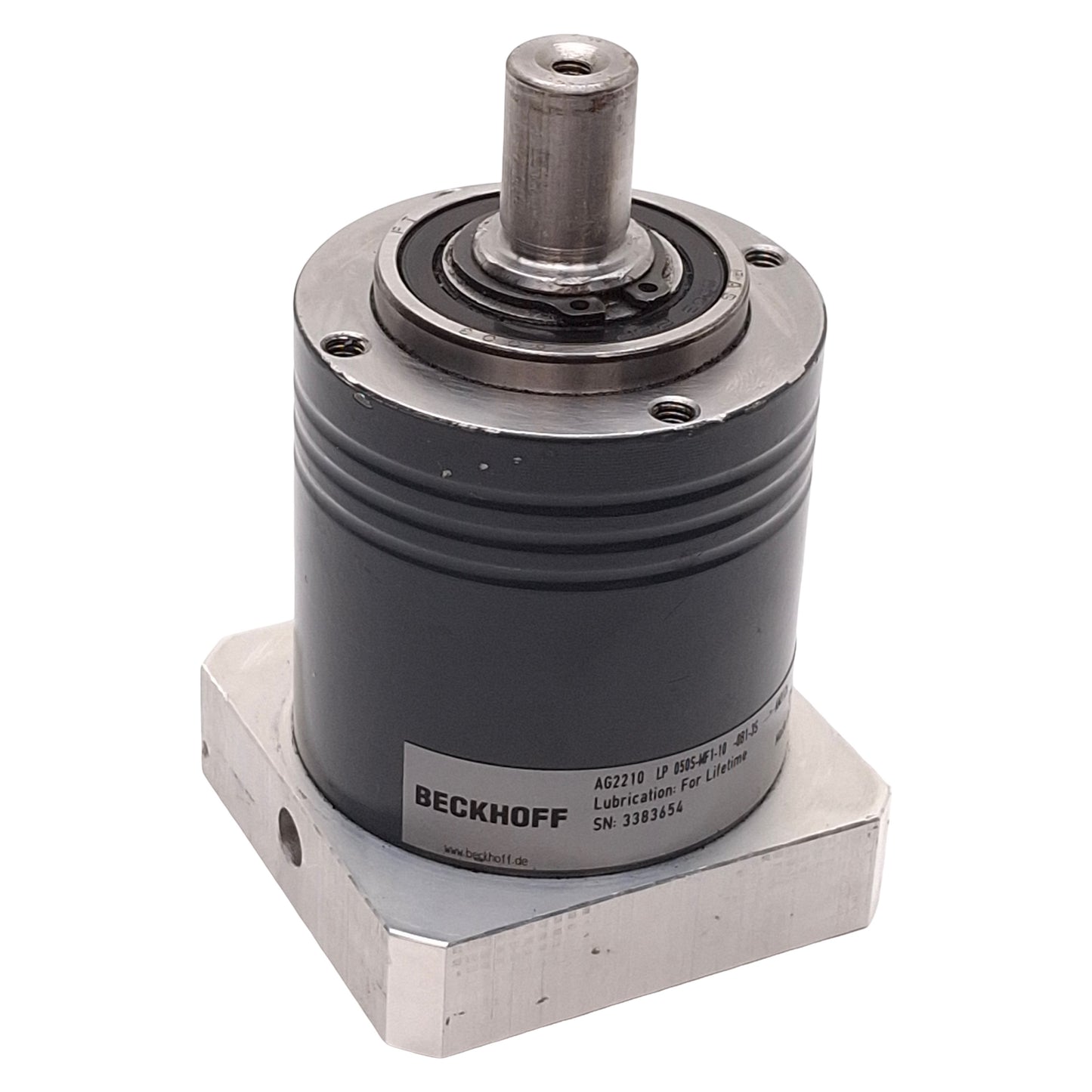 Used Beckhoff AG2210-LP050S-MF1-10-0B1-35-AM312x Planetary Gearbox, 10:1, 4000rpm