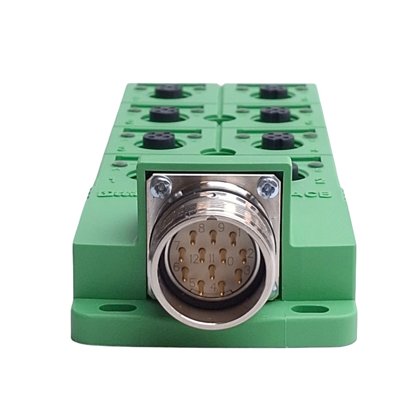 New Phoenix Contact SACB-8/ 8L-M23 180 Distributor Box, M12 Sockets to M23 12-Pin