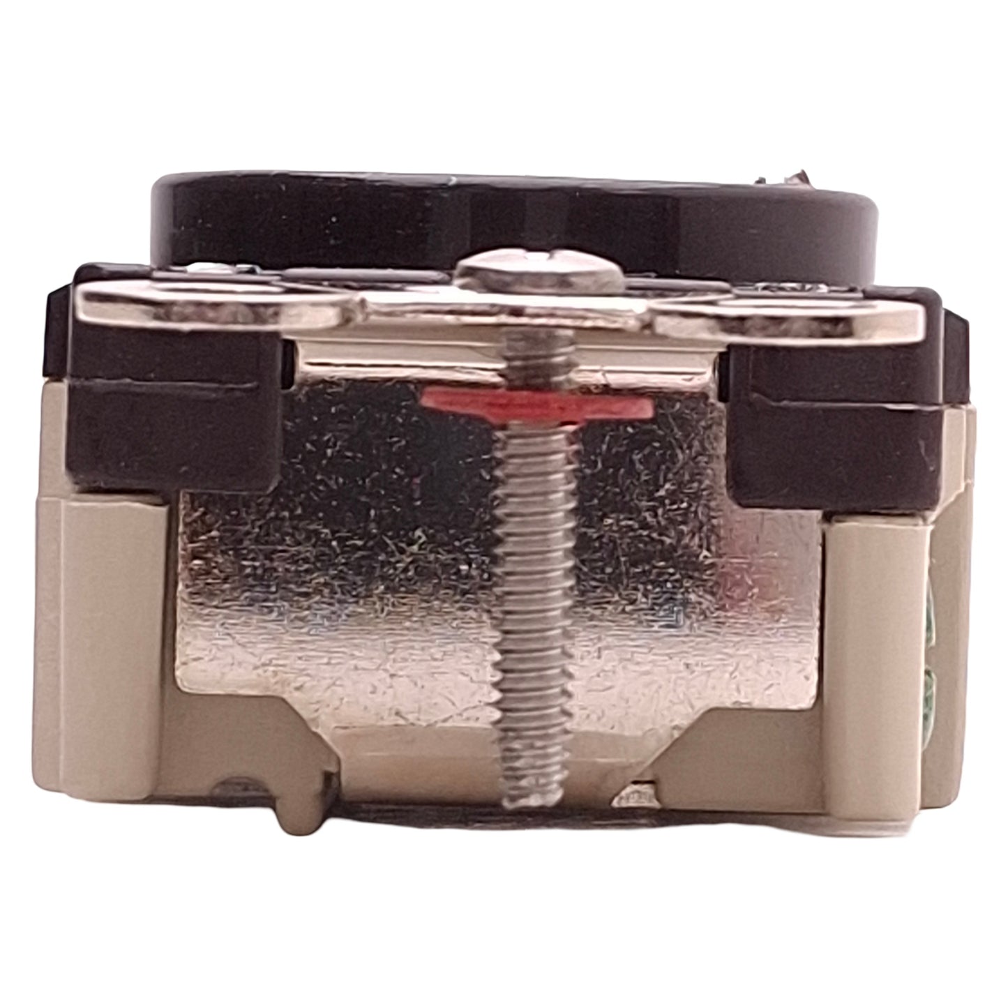 New Hubbell HBL8210 Brown Single Receptacle 125V, 15A, #14-10 AWG, NEMA 5-15R