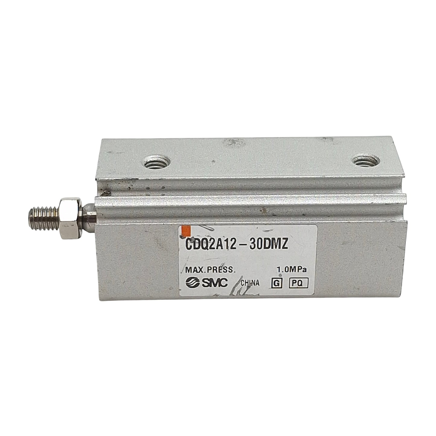 Used SMC CDQ2A12-30DMZ Compact Cylinder, ø12mm Bore, 30mm Stroke, M5 x 0.8, 1.0MPa
