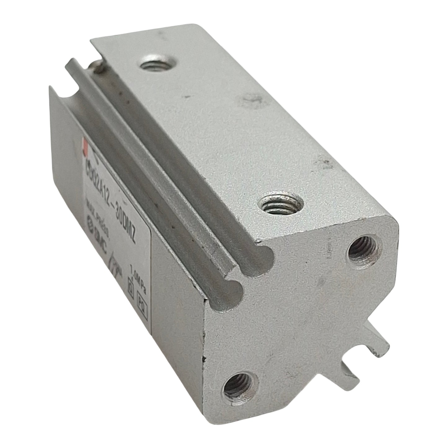 Used SMC CDQ2A12-30DMZ Compact Cylinder, ø12mm Bore, 30mm Stroke, M5 x 0.8, 1.0MPa