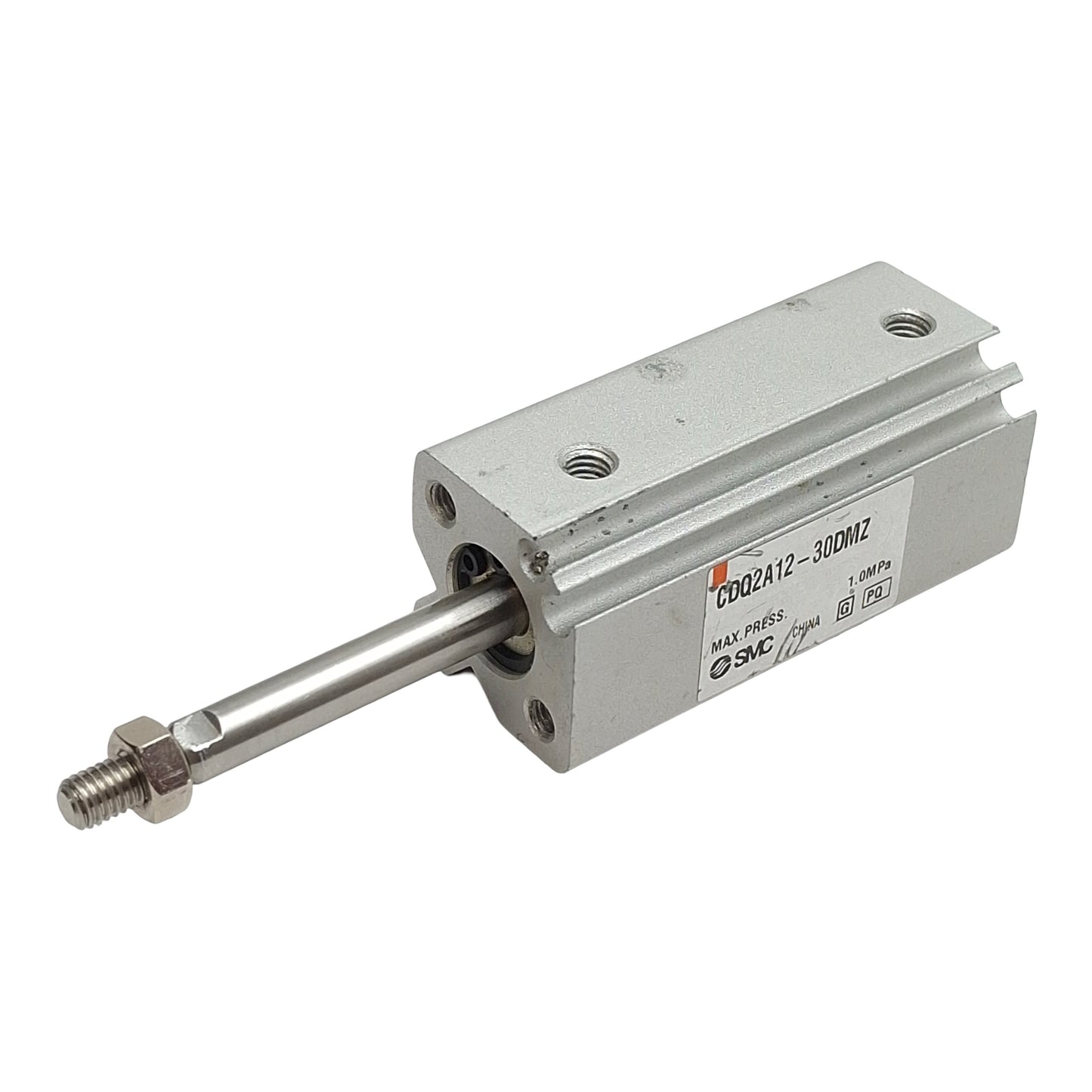Used SMC CDQ2A12-30DMZ Compact Cylinder, ø12mm Bore, 30mm Stroke, M5 x 0.8, 1.0MPa