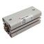 Used SMC CQSB16-35DC-X691 Compact Cylinder, ø16mm Bore, 35mm Stroke, M5 x 0.8, 1.0MPa