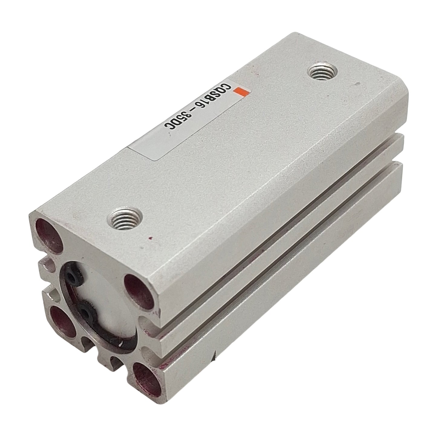 Used SMC CQSB16-35DC-X691 Compact Cylinder, ø16mm Bore, 35mm Stroke, M5 x 0.8, 1.0MPa