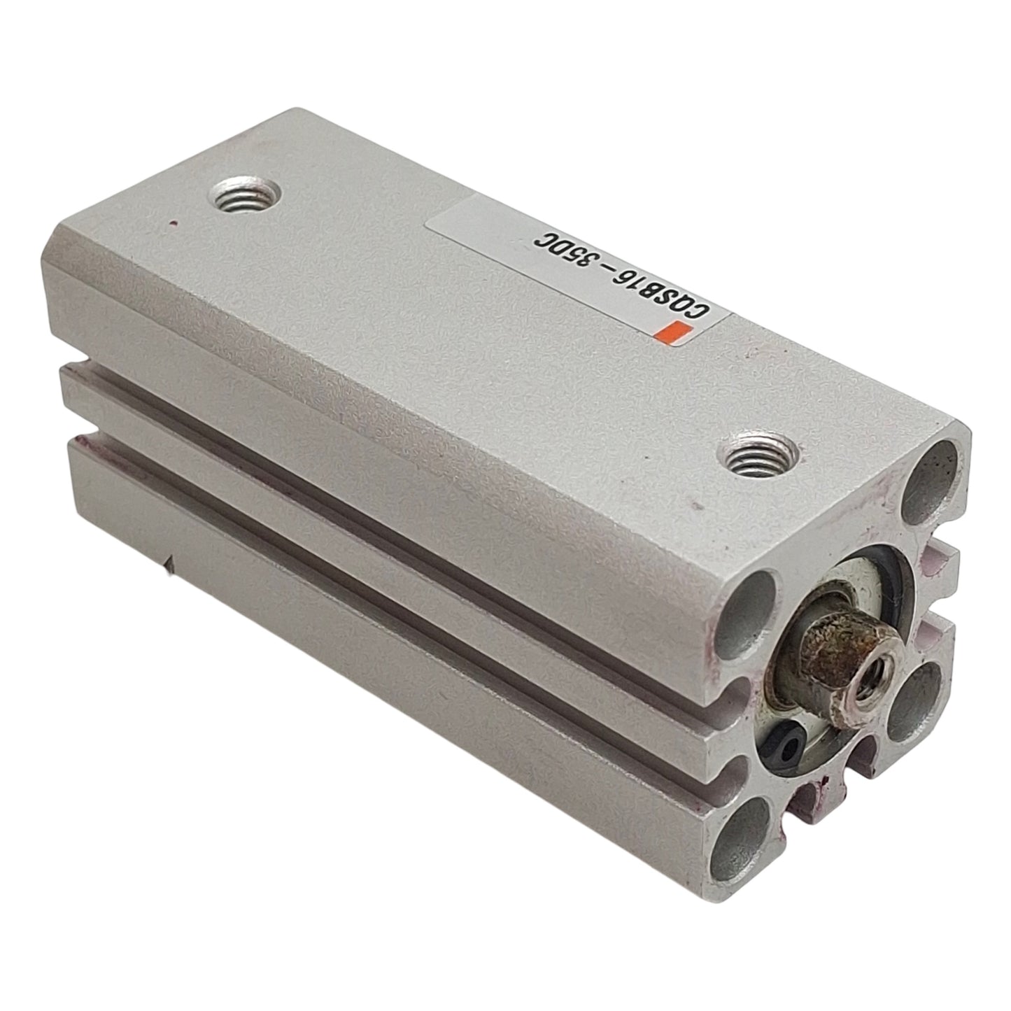 Used SMC CQSB16-35DC-X691 Compact Cylinder, ø16mm Bore, 35mm Stroke, M5 x 0.8, 1.0MPa