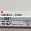 Used SMC CQSB16-35DC-X691 Compact Cylinder, ø16mm Bore, 35mm Stroke, M5 x 0.8, 1.0MPa