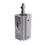 Used SMC CDQ2L16-25DMZ Pneumatic Cylinder, ø16mm Bore, 25mm Stroke, *No Foot Mount*