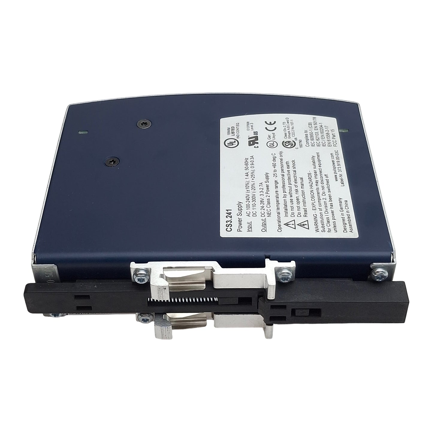 Used Puls CS3.241 Dimension Power Supply, 240VAC/300VDC In, 3.3-2.7A 24-48VDC Out