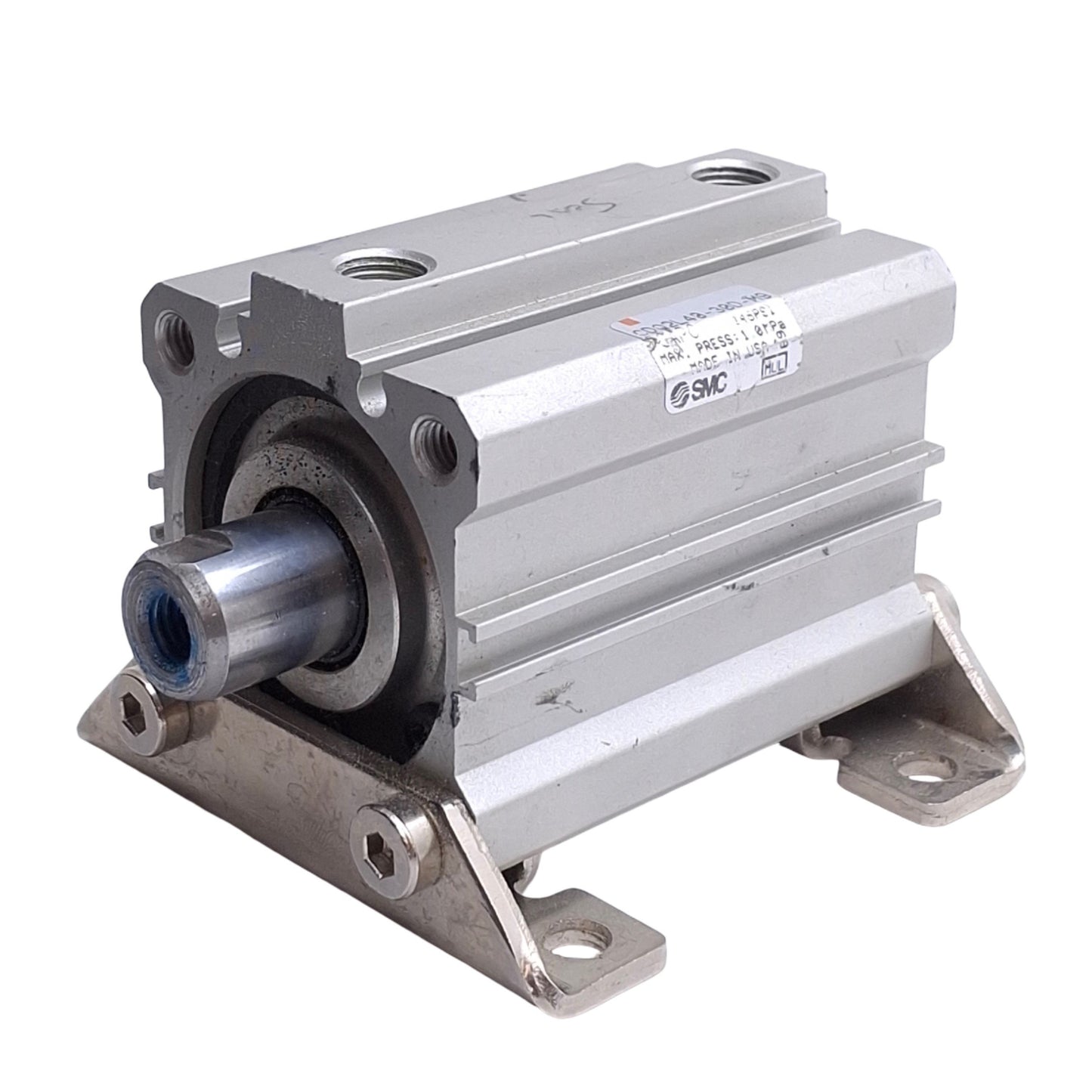 Used SMC CDQ2L40-30D Pneumatic Cylinder, ø40mm Bore, 30mm Stroke, 1/8in NPT
