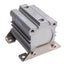Used SMC CDQ2L40-30D Pneumatic Cylinder, ø40mm Bore, 30mm Stroke, 1/8in NPT