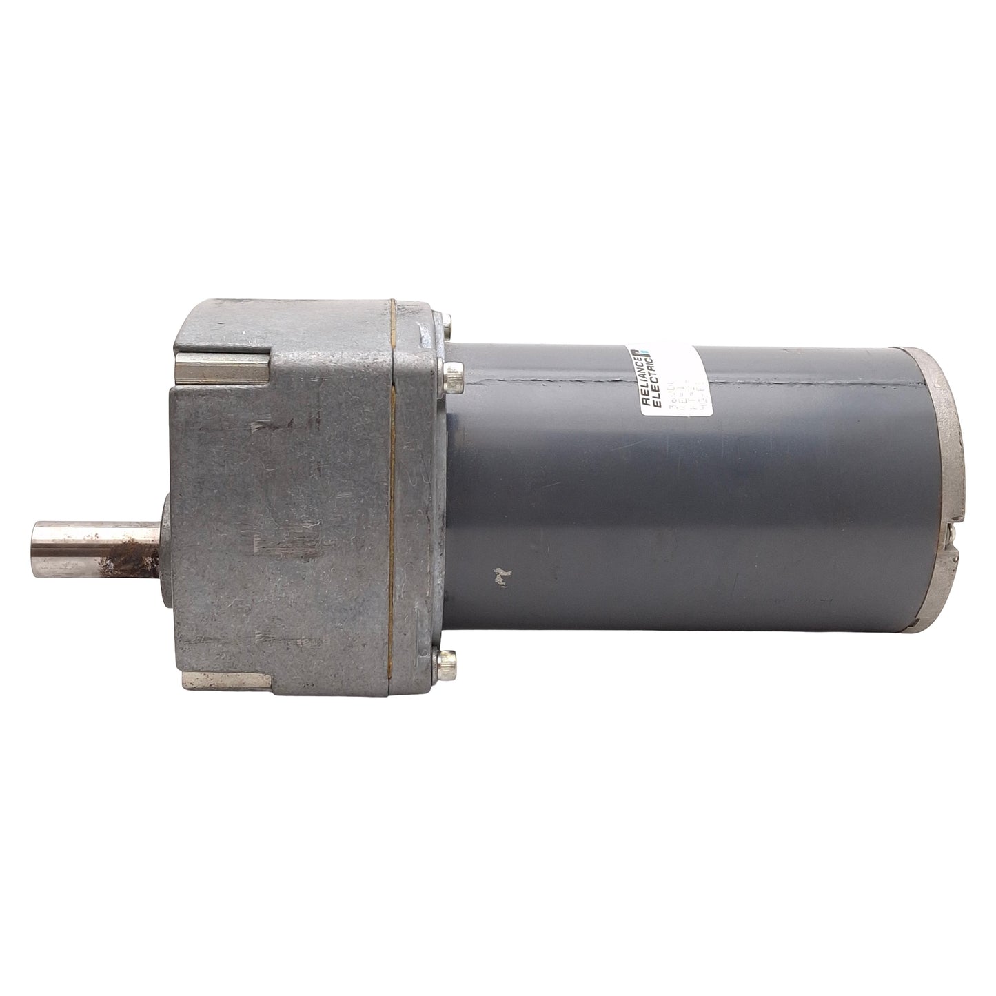 Used Reliance Electric 4597 DC Gearmotor, 36VDC 6.5A, 170rpm, 23oz-in/A, ø3/4in Shaft