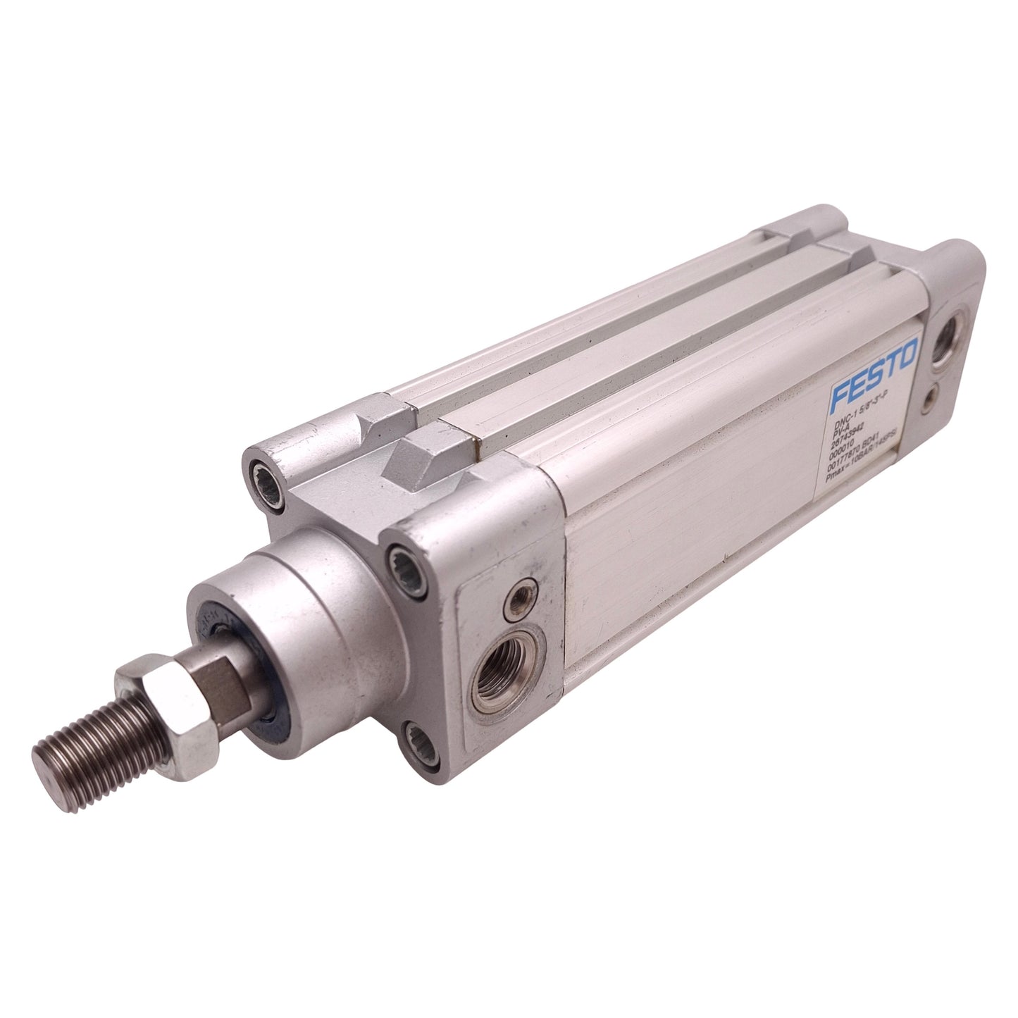 Used Festo DNC-1 5/8"-3-PPVA-A Pneumatic Cylinder ø1-5/8" Bore, 3" Stroke, 145psi Max