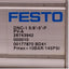 Used Festo DNC-1 5/8"-3-PPVA-A Pneumatic Cylinder ø1-5/8" Bore, 3" Stroke, 145psi Max