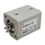 Used SMC CDQ2B16-10D Compact Cylinder, ø16mm Bore, 10mm Stroke, M5x0.8, 1.0MPa