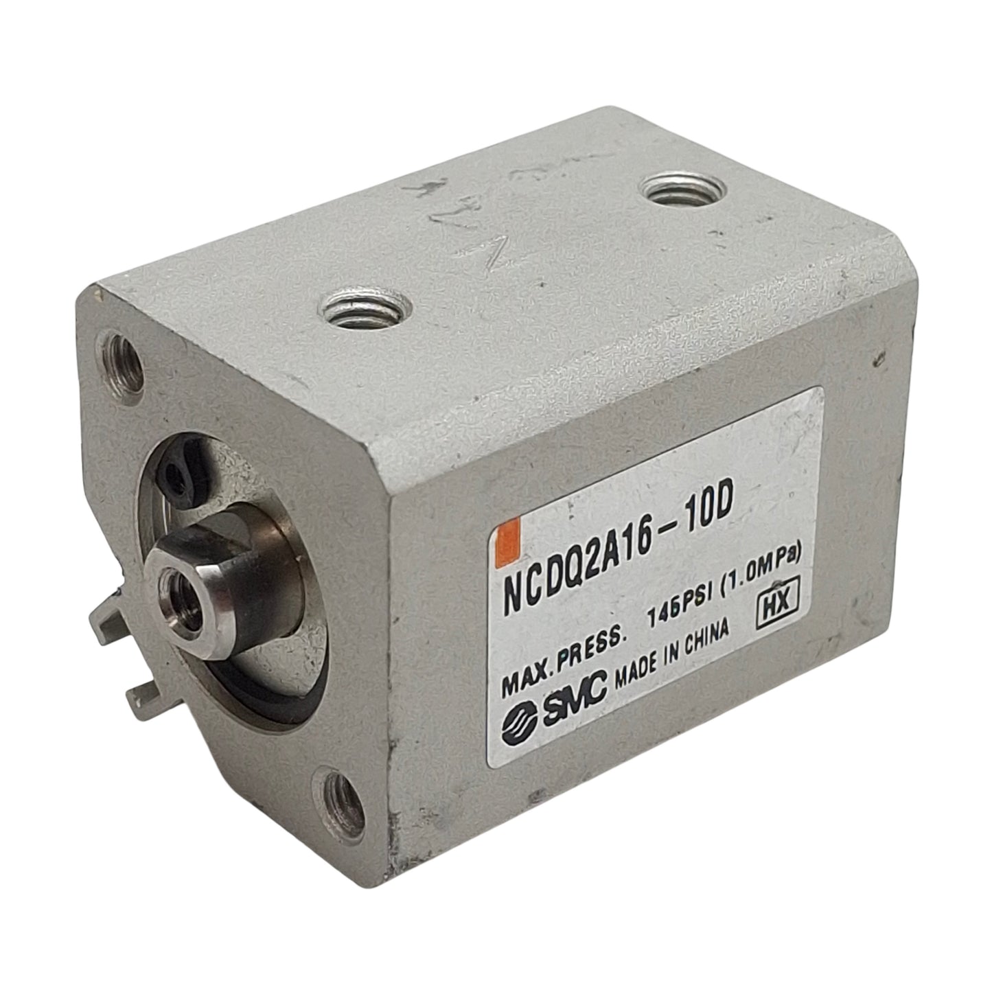 Used SMC CDQ2B16-10D Compact Cylinder, ø16mm Bore, 10mm Stroke, M5x0.8, 1.0MPa