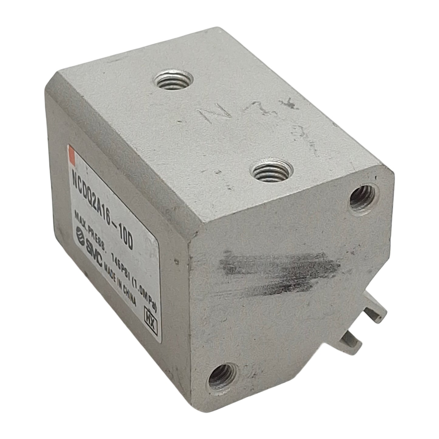 Used SMC CDQ2B16-10D Compact Cylinder, ø16mm Bore, 10mm Stroke, M5x0.8, 1.0MPa