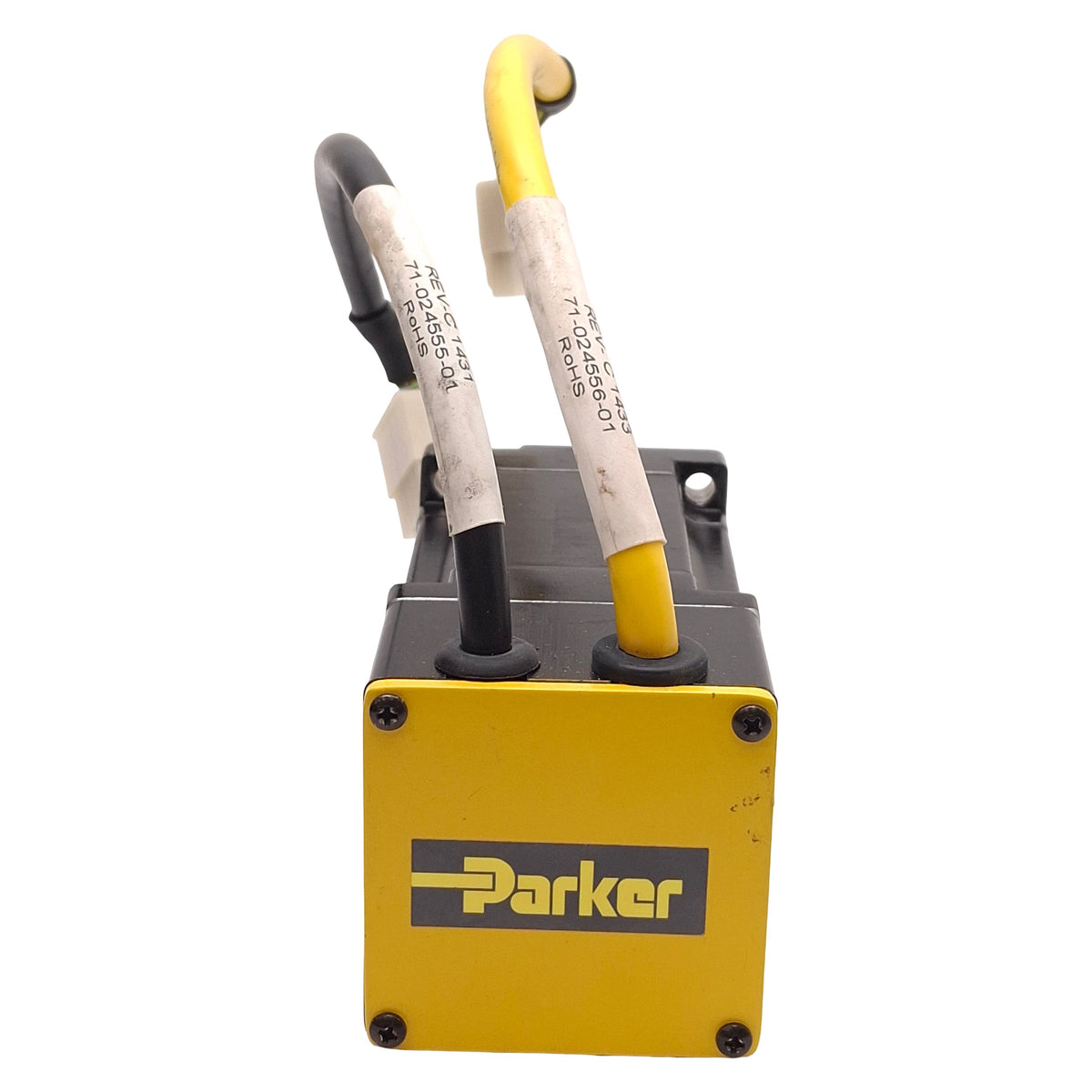Used Parker BE232DJ-NLCN Servo Motor, 0.517kW, 1.11Nm, 4990rpm, ø3/8in Shaft, NEMA 23
