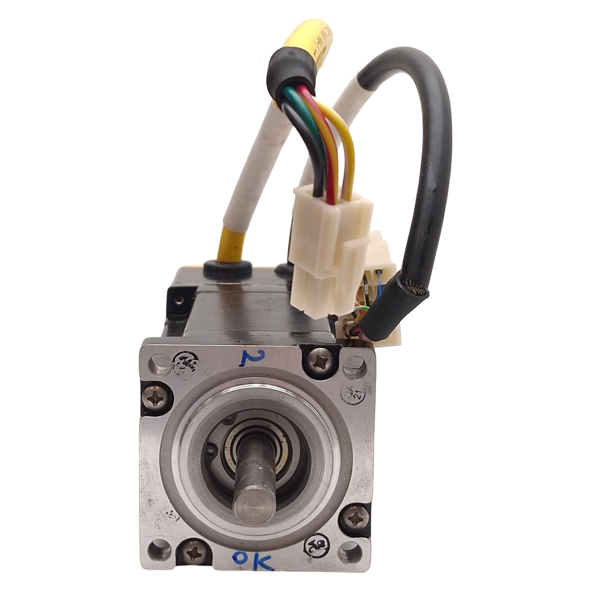 Used Parker BE232DJ-NLCN Servo Motor, 0.517kW, 1.11Nm, 4990rpm, ø3/8in Shaft, NEMA 23