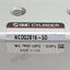 Used SMC NCDQ2B16-5D Compact Cylinder, ø16mm Bore, 5mm Stroke, M5 x 0.8, 1.0MPa