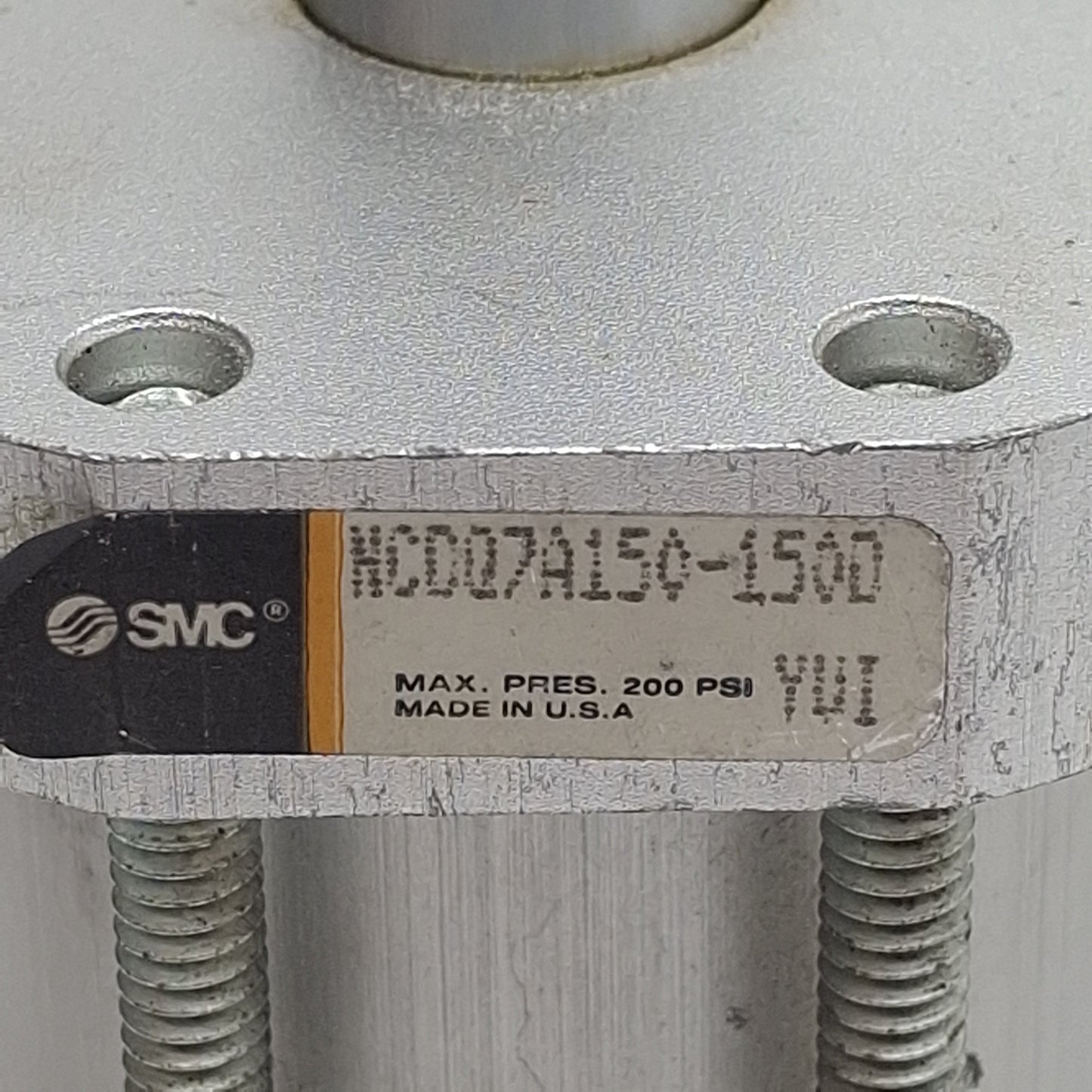 Used SMC NCDQ7A150-150D Compact Cylinder, ø1-1/2in Bore, 1-1/2in Stroke, 1/8in NPT