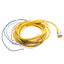 Used Turck RKM 50-5M Single Ended Cordset 7/8" 5-Pin Female to Flying Leads, 4.25m