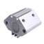 Used SMC CDQ2A20-5DZ Pneumatic Cylinder, ø20mm Bore, 5mm Stroke, M5 x 0.8, 1.0MPa Max